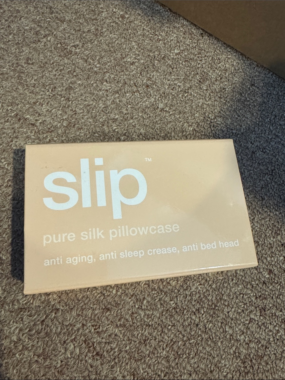 slip Pure Silk Pillowcase in Light Beige